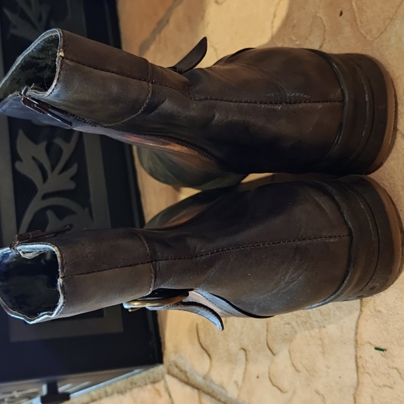 L'Artiste hand painted leather ankle boots size 39 - Picture 3 of 5